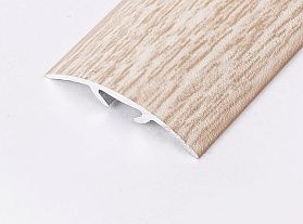 Порог (стык) Русский профиль  разноуровневый декорированный с дюб, 30*900 мм, Дуб беленый